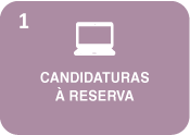 Candidaturas à reserva